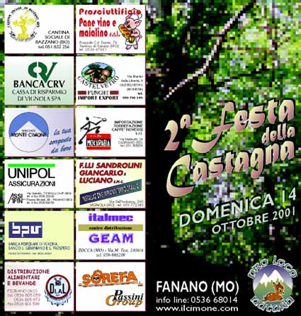 Festa della Castagna - Locandina